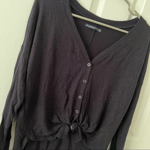 Abercrombie and Fitch Button Down Sweater - Picture 3 of 5